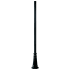 Z-Lite 96" Concrete Mounted Fluted Outdoor Post Black