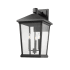 Z-Lite Beacon 22" Tall 3 Light Wall Sconce Black