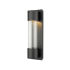 Z-Lite Striate 17" Tall LED Outdoor Wall Sconce Black