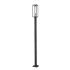 Z-Lite Dunbroch 120" Tall Outdoor Single Head Post Light Black