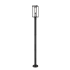 Z-Lite Dunbroch 96" Tall Outdoor Single Head Post Light Black