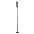 Z-Lite Glenwood 114" Tall Outdoor Single Head Post Light Black
