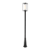 Z-Lite Sheridan 117" Tall Outdoor Single Head Post Light Black