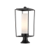 Z-Lite Sheridan 25" Tall Outdoor Pier Mount Post Light Black