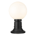 Z-Lite Laurent 14" Tall Marine Grade Post Light with Shade Black