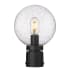 Z-Lite Laurent 12" Tall Marine Grade Post Light Black