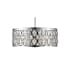 Z-Lite Dealey 6 Light 23" Wide Crystal Drum Chandelier Chrome