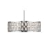 Z-Lite Dealey 8 Light 30" Wide Crystal Drum Chandelier Chrome