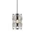 Z-Lite Dealey 7" Wide Crystal Mini Pendant Chrome