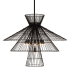 Z-Lite Alito 8 Light 35" Wide Cage Pendant Matte Black