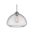 Z-Lite Amon 13" Wide Pendant with Clear Seedy Glass Chrome