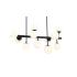 Z-Lite Midnetic 11 Light 21" Wide Abstract Linear Chandelier Matte Black