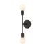 Z-Lite Modernist 2 Light 5" Tall Wall Sconce Matte Black