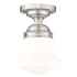 Z-Lite Vaughn 11" Wide Flush Mount Ceiling Fixture Brushed Nickel