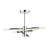 Z-Lite Ascension 6 Light 13" Wide Semi-Flush Ceiling Fixture Chrome