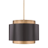 Z-Lite Harlech 4 Light 33" Wide Drum Chandelier Bronze / Rubbed Brass