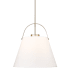 Z-Lite Z-Studio Linen Pendant 18" Wide Pendant Brushed Nickel