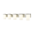Z-Lite Burk 5 Light 38" Wide Vanity Light Brushed Nickel