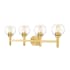 Z-Lite Sutton 4 Light 32" Wide Vanity Light Brushed Gold