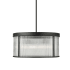 Z-Lite Carnaby 6 Light 25" Wide Drum Chandelier Matte Black