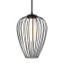 Z-Lite Savanti 12" Wide Pendant Matte Black