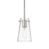 Z-Lite Kira 5" Wide Mini Pendant with Shade Brushed Nickel