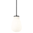Z-Lite Newbury 8" Wide Mini Pendant Matte Black
