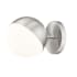 Z-Lite Realm Sphere 7" Tall Bathroom Sconce Brushed Nickel