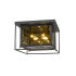 Z-Lite Infinity 4 Light 16" Wide Flush Mount Square Ceiling Fixture Misty Charcoal