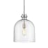 Z-Lite Pearson 12" Wide Pendant Brushed Nickel