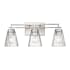 Z-Lite Lyna 3 Light 9" Wide Vanity Light Brushed Nickel