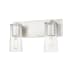 Z-Lite Titus 2 Light 16" Wide Vanity Light Brushed Nickel