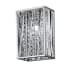 Z-Lite Terra 2 Light 11" Wide ADA Compliant Crystal Bath Light Chrome