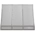 Zephyr Forte Series 36 Inch Wide Wall Mounted Range Hood Stainless Steel