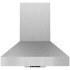 Zephyr Podesta 30 Inch Wide Wall Mounted Range Hood with Airflow Control Technology™ and LED Lights Stainless Steel