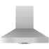 Zephyr Podesta 36 Inch Wide Wall Mounted Range Hood with LED Lights and Airflow Control Technology™ Stainless Steel