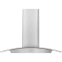 Zephyr Ravenna 30 in. 600 CFM Wall Mount Range Hood with LED Light in Stainless Steel with Clear Glass Canopy Stainless Steel