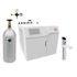 Zip Water HydroTap Elite Plus 1.8 GPM Boiling, Chilled, and Sparkling Water Dispenser Kit - Includes 120V Command Center, One (1) 5lb CO2 Cylinder, and CO2 Regulator Brushed Chrome