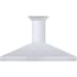 ZLINE 260 - 500 CFM 60 Inch Wide Wall Mounted Range Hood with Convertible Ventilation and LED Lights Stainless Steel