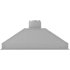 ZLINE 120 - 400 CFM 46 Inch Wide Range Hood Insert with Baffle Filters and 430 Grade Stainless Steel Stainless Steel