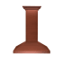 ZLINE 120 - 400 CFM 36 Inch Wide Outdoor Island Range Hood with LED Lights and 4 Speeds Copper