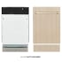 ZLINE 18 Inch Wide 10 Place Setting Built-In Panel Ready Top Control Dishwasher with Stainless Steel Tub Polished Gold