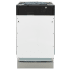 ZLINE 18 Inch Wide 10 Place Setting Built-In Panel Ready Top Control Dishwasher Matte Black