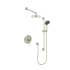 ZLINE El Dorado Pressure Balanced Shower System with Shower Head, Hand Shower, Shower Arm and Hose Brushed Nickel