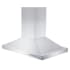 ZLINE 280 - 700 CFM 42 Inch Wide Island Range Hood with 430 Grade Stainless Steel Stainless Steel