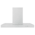 ZLINE 120 - 400 CFM 36 Inch Wide Island Range Hood with Convertible Ventilation and 430 Grade Stainless Steel Stainless Steel