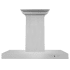 ZLINE 120 - 400 CFM 36 Inch Wide Wall Mounted Range Hood with Baffle Filters and Bluetooth Stainless Steel