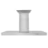 ZLINE 120 - 400 CFM 48 Inch Wide Wall Mounted Range Hood with Bluetooth and Baffle Filters Stainless Steel