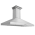 ZLINE 120 - 400 CFM 42 Inch Wide Wall Mounted Range Hood with Integrated Speakers and Baffle Filters Stainless Steel