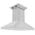 ZLINE 120 - 400 CFM 30 Inch Wide Island Range Hood with 430 Grade Stainless Steel and Integrated Speakers Stainless Steel